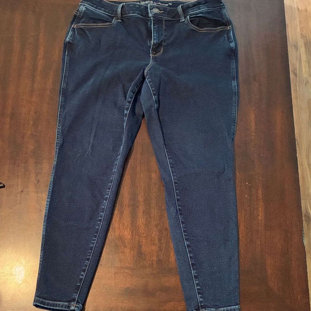 Maurices Dark Blue Skinny Jeans